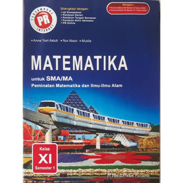 Buku Pr Matematika Peminatan Kelas Xi Semester 1 K13 Revisi 2018
