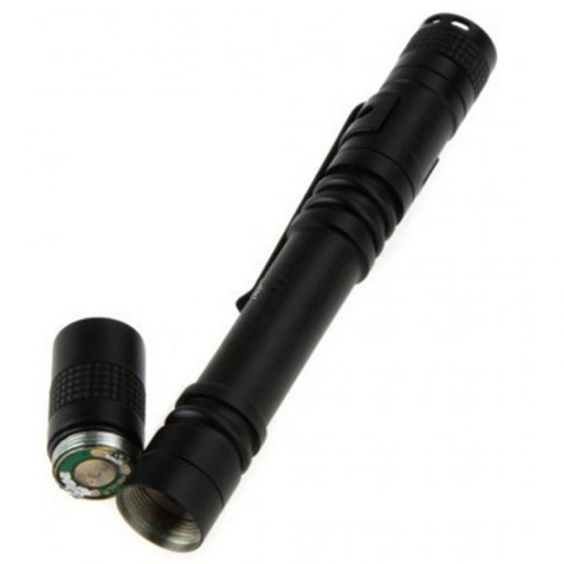 Senter Camping Flashlight Cree Q5 600 Lumens Hitam