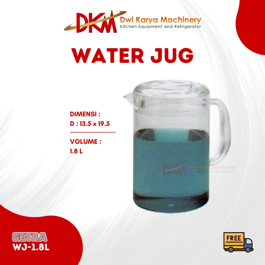 Water Jug Getra Wj-1,8L / WJ-2.2L / Teko Minuman untuk Restoran