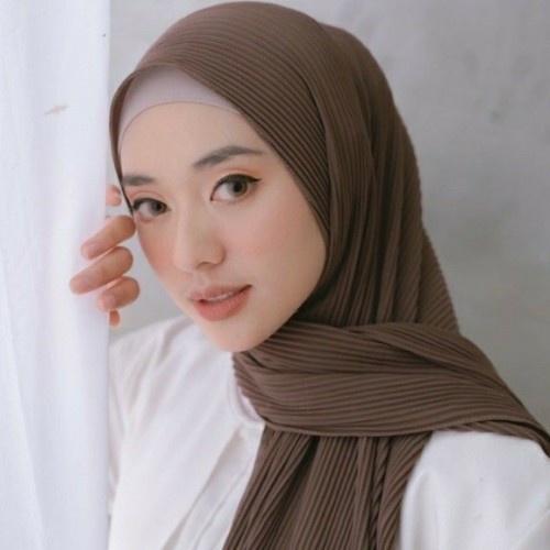 CS-(PROMO ) MURAH GILA PASMINA PLISKET PREMIUM CERUTY TANPA GARIS TENGAH/KERUDUNG PASHMINA/PASHMINA PLISKET/PASHMINA