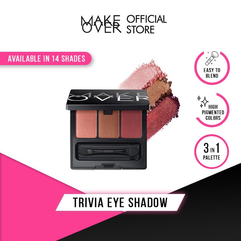 Jual Makeover Trivia Eye Shadow ~ Enchanting Nude Spell | Shopee Indonesia