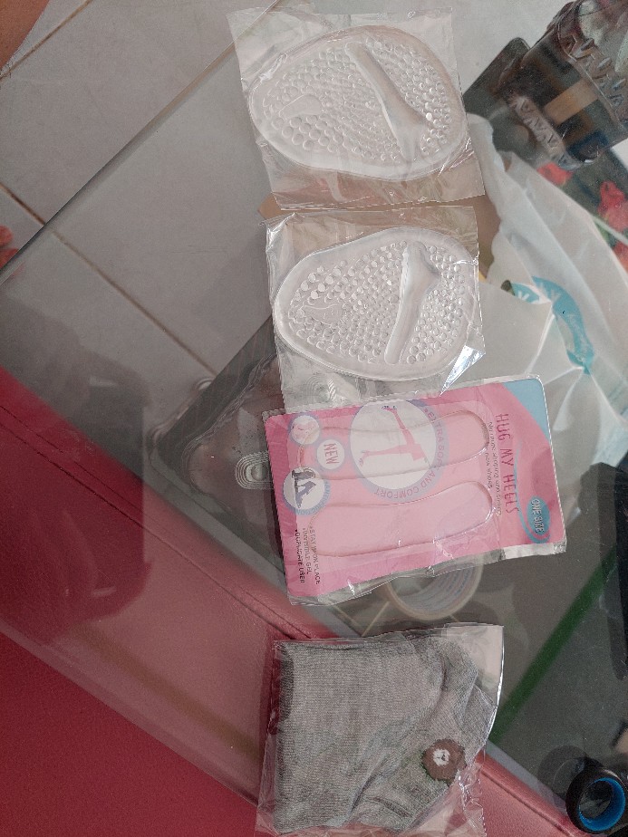 1 Pasang Insole Gel Tumit / Insole Silicon Tumit / Insole Septu Wanita / Insole Sepatu Kerja