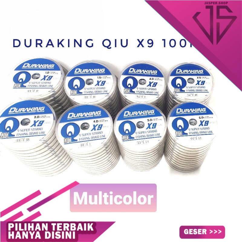 Duraking QIU X9 PE 100M - SENAR PANCING BENANG PE