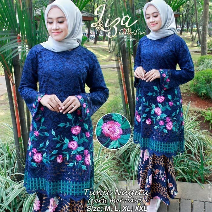 set kebaya kurung nagita berkualitas