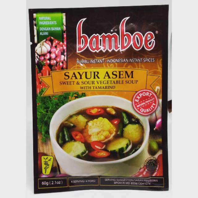 

BUMBU CAP BAMBOE BAMBU SAYUR ASEM. exp agst 2025