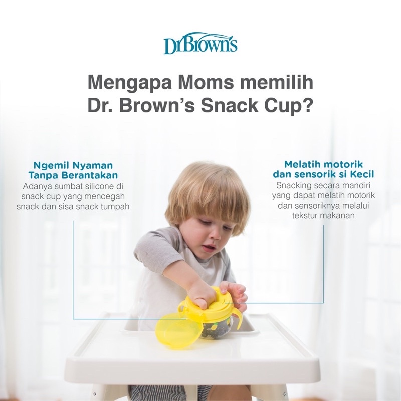 Dr.Brown's Snack Cup/Peralatan Mpasi anak TF117/TF118