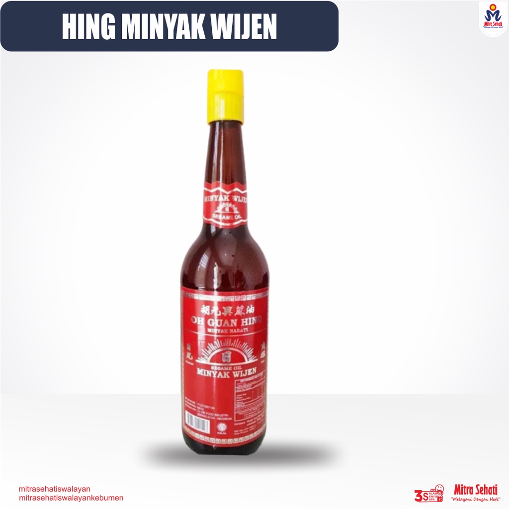 

HING MINYAK WIJEN 600mL / WIJEN / KEWPIE SAUS SIRAM+WIJEN / SESAME OIL LEE KUUM KEE / STH SESAME OIL [ Mitra Sehati Swalayan ]