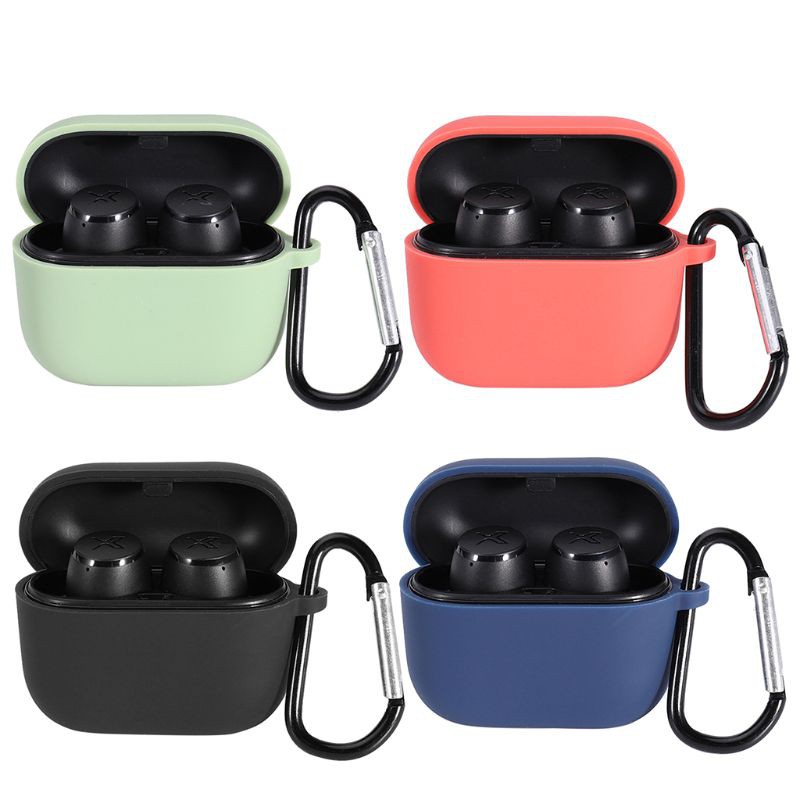 Va 1pc Casing Silikon Full Cover Warna Polos Untuk Earphone Bluetooth Xemal X3