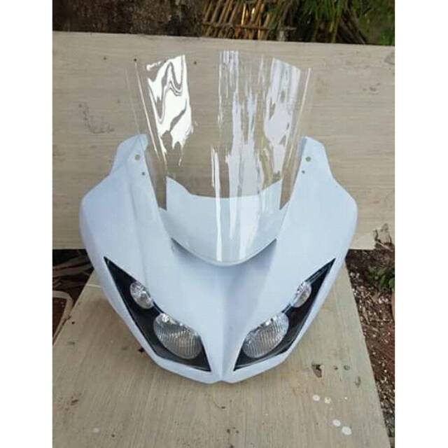 Headlamp ninja 250 karbu model zx6r