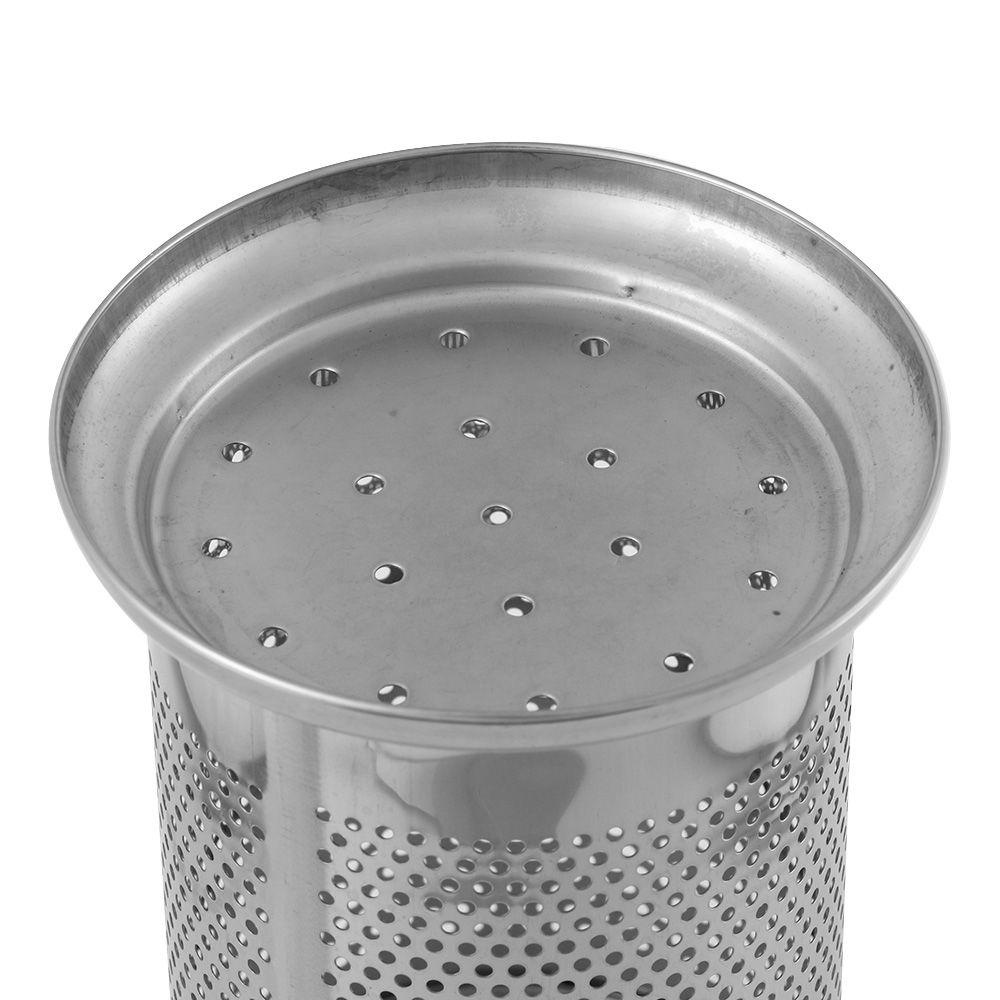 Solighter Alat Penyimpanan Sumpit Stainless Steel Drainer Basket Tempat Sendok Garpu