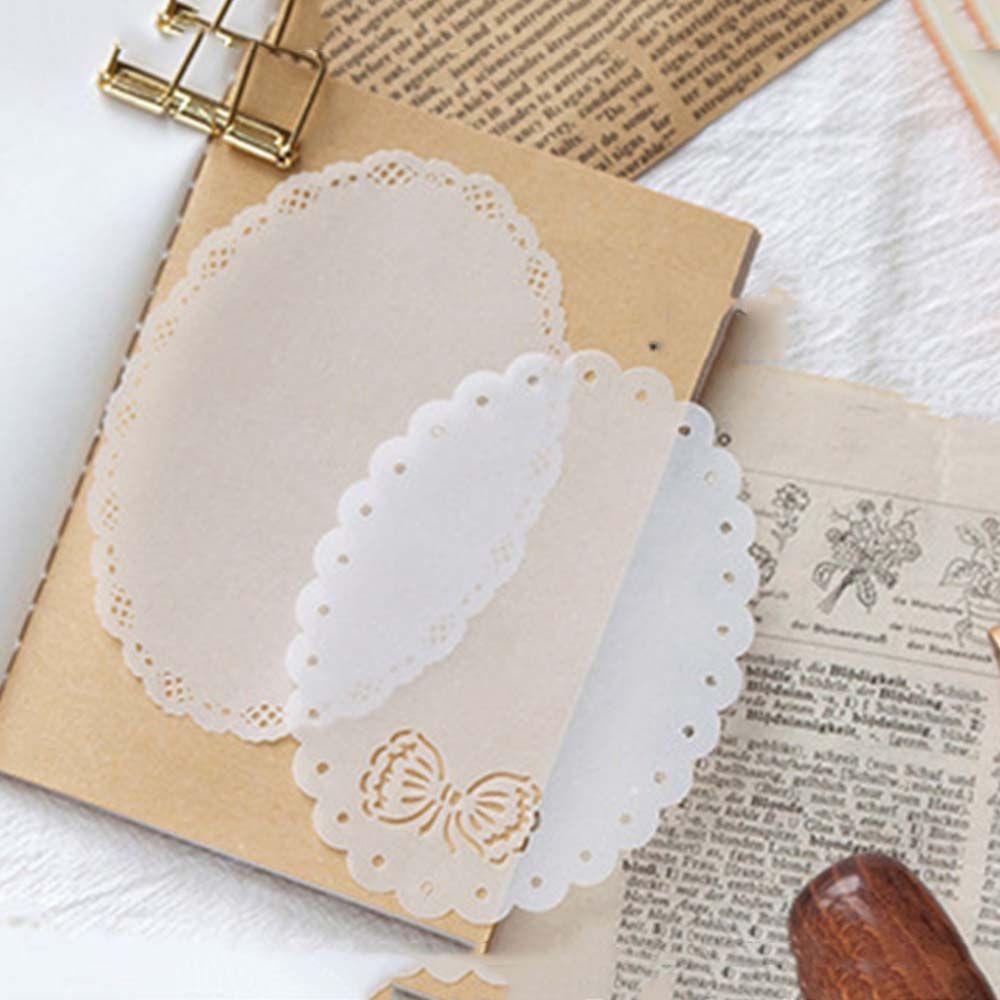 Mxbeauty Hollow Transparan Notepad Portable Kreatif Kantor Diary Scrapbooking Bookmark Perlengkapan Sekolah Menulis Note