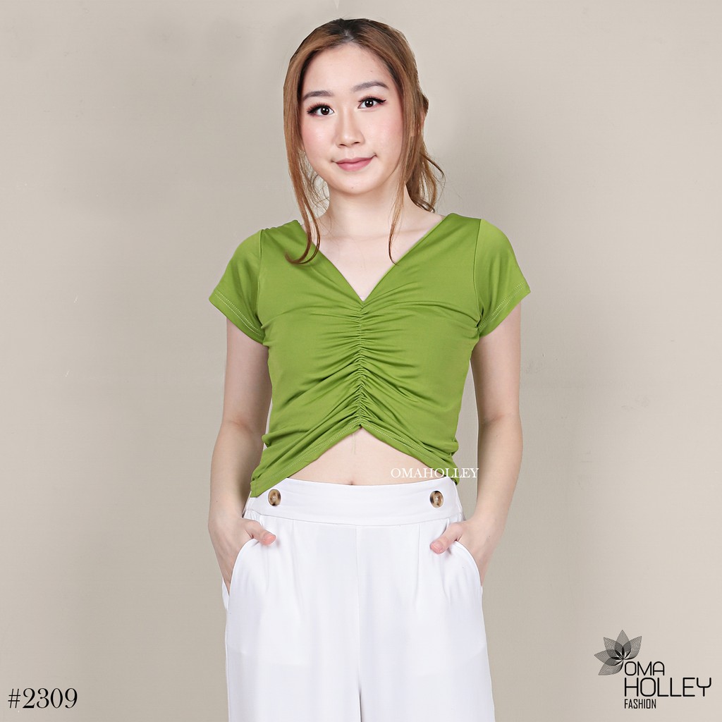 (COD) OH Fashion Blouse Sasa Blouse #2309