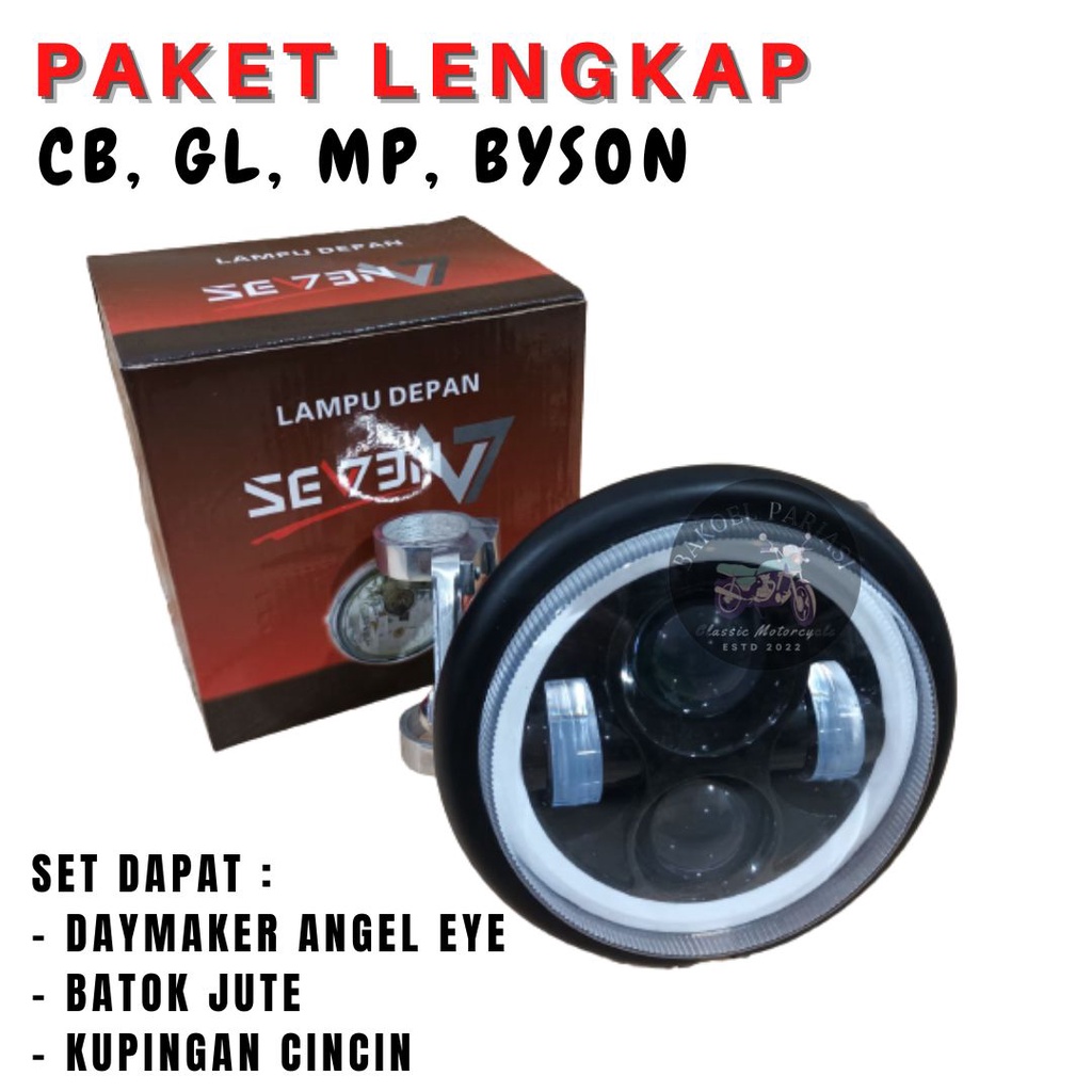 Daymaker Angel Eye Seven Set Batok Jute Set Kupingan Cincin AS 31 33 41 CB GL MP BYSON