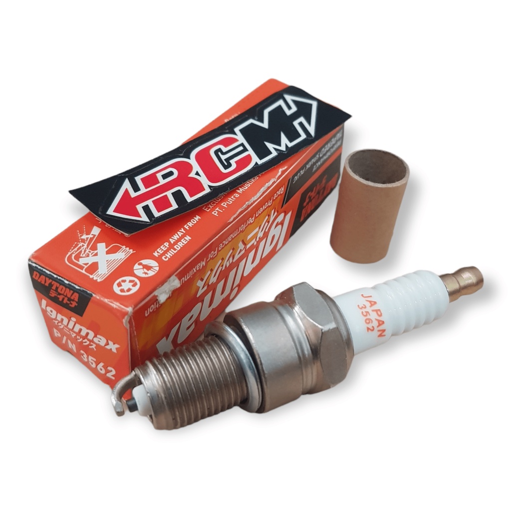 BUSI MOTOR SPARK PLUG DAYTONA IGNIMAX BP8ES BP 8ES 3562 NINJA 2T SATRIA 2TAK 2 TAK 2T 2 TAK ORI ORIGINAL DAYTONA ASLI