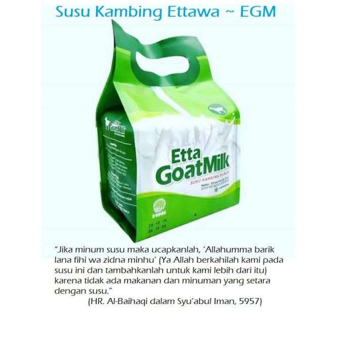 

[[BISA COD]] SUSU KAMBING ETTAWA EGM 10 sachet ORIGINAL MURAH Kode 1249