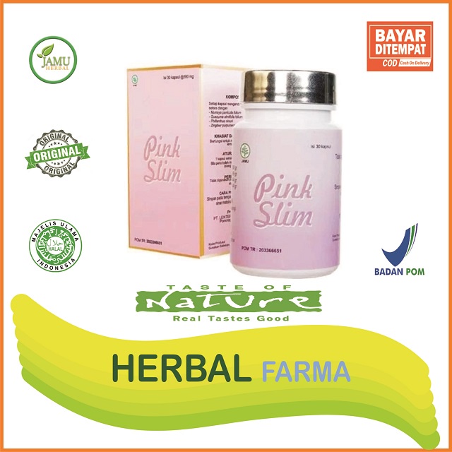 PINK SLIM Asli KAPSUL SLIMMING DIET CAPSULE Obat PELANGSING HERBAL BPOM