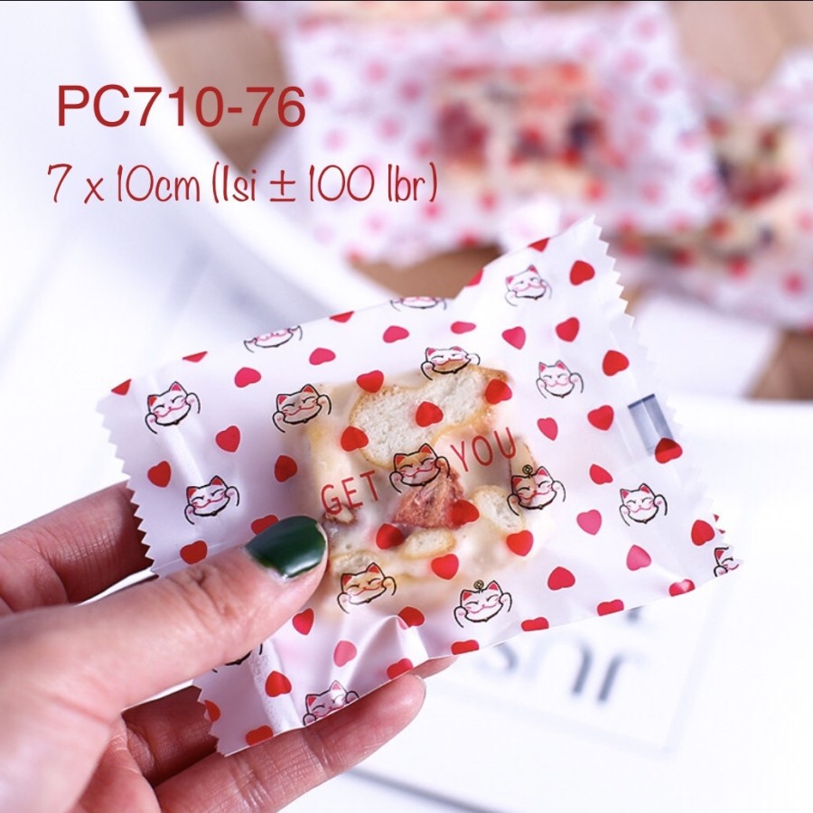 

Plastik Cookies PC710-76 Nastar Kue Kering Lucky Cat Imlek Sincia CNY
