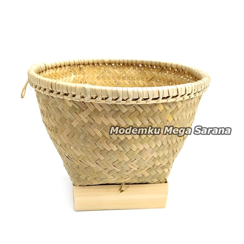 Rice Bowl Wakul Nasi Ceting Bakul Tempat Nasi Anyaman Bambu - D20 cm