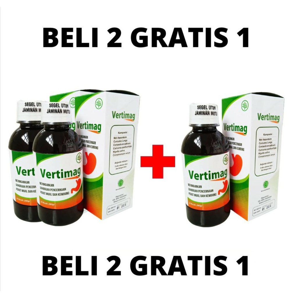 

Beli 2 dapat 3 Madu Maag gerd dan asam lambung VERTIMAG original