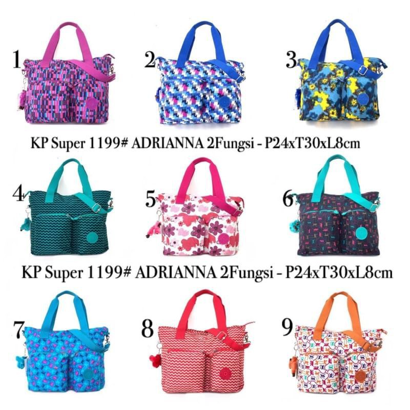 Tas wanita tas bahu wanita tas selempang wanita 1199 2fungsi adriana SUPER