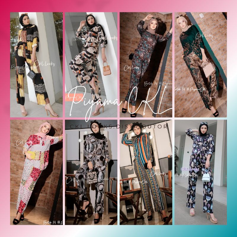 CKL LOOKS Piyama Fashion Multifungsi Kode DONA NAOMI ELEANOR JESLYN KINAN NISKALA SYDNEY OLLA