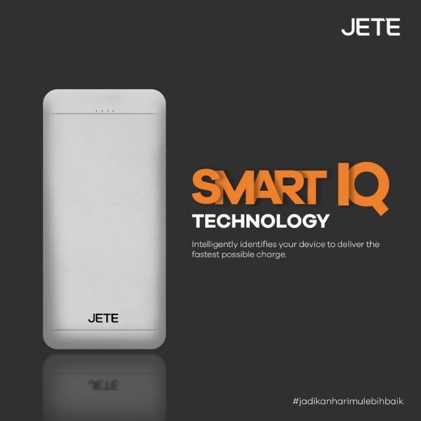 Powerbank 12000 MaH Fast Charging JETE A3 - Garansi Resmi  2 Tahun