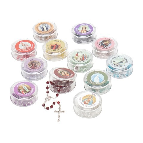 Rosario Birthstone Kristal 5mm