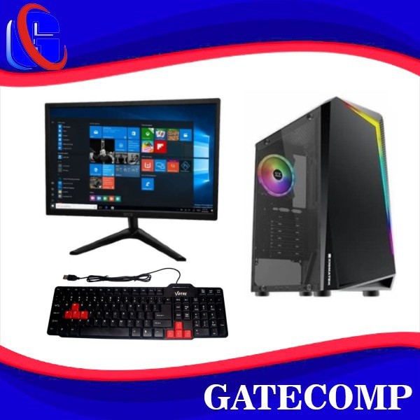 PC Gaming Komplit i5 3470 / GTX 750Ti 4GB / DDR 16 GB / SSD 120 /  LED19