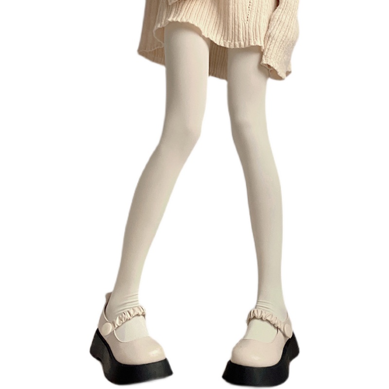 Kelas malam pantyhose putih perempuan jk stoking beludru kaus kaki tipis lolita bottoming