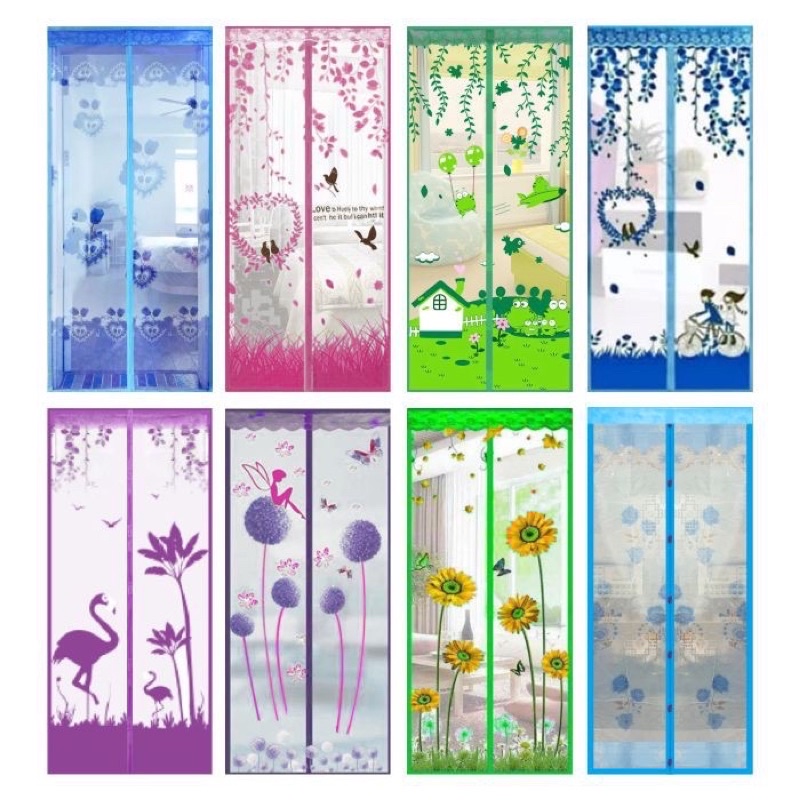 Tirai Magnet Pintu Kamar - Tirai Magnet Anti Nyamuk Import