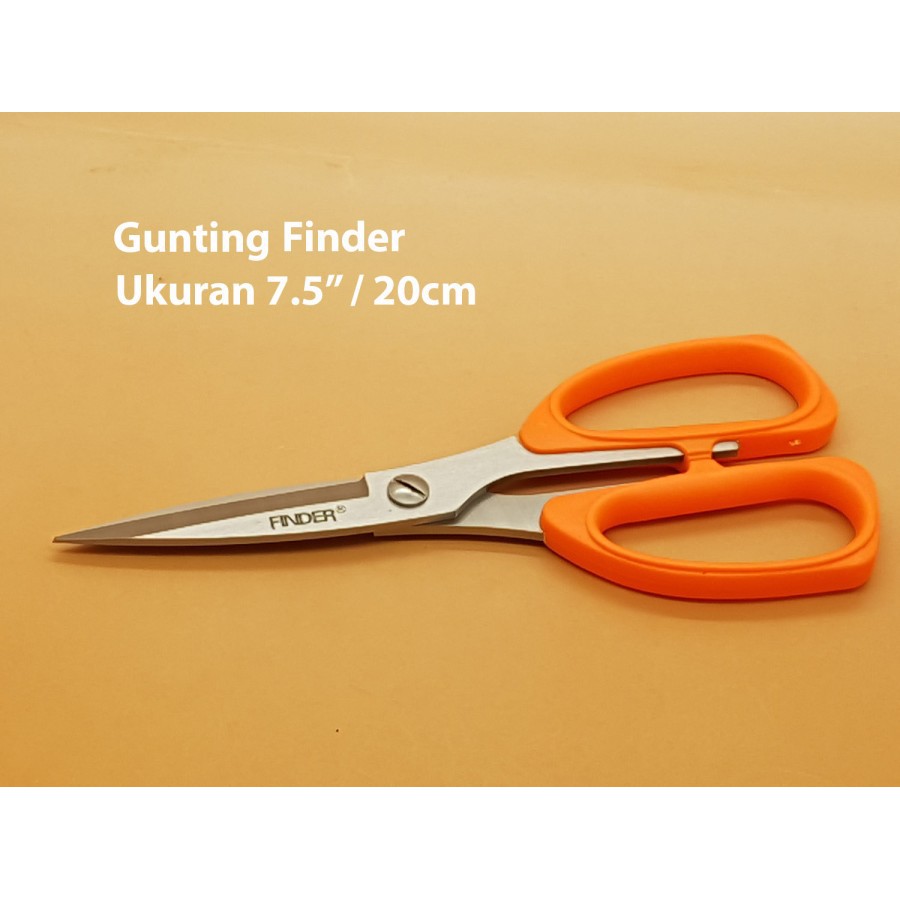 

Gunting 7.5" ( 20cm ) Merk Finder ( sangat tajam )