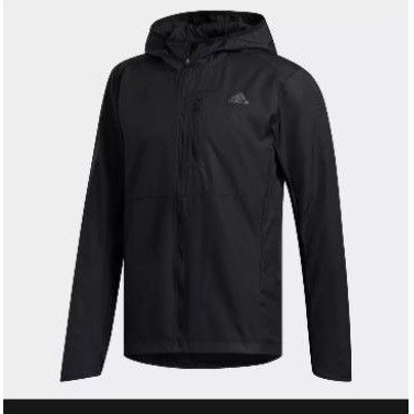 Jacket ADIDAS Running Own The Run Hooded Wind Pria Hitam FL6964 S