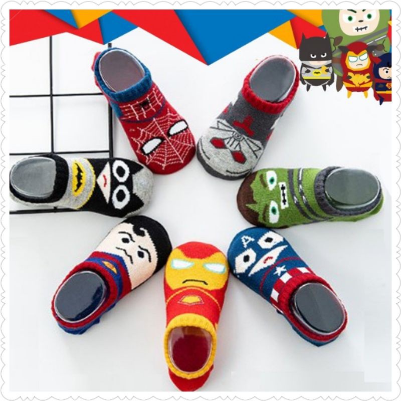 KAOS KAKI SUPERHERO ANAK / KAOS KAKI KOREA 3D