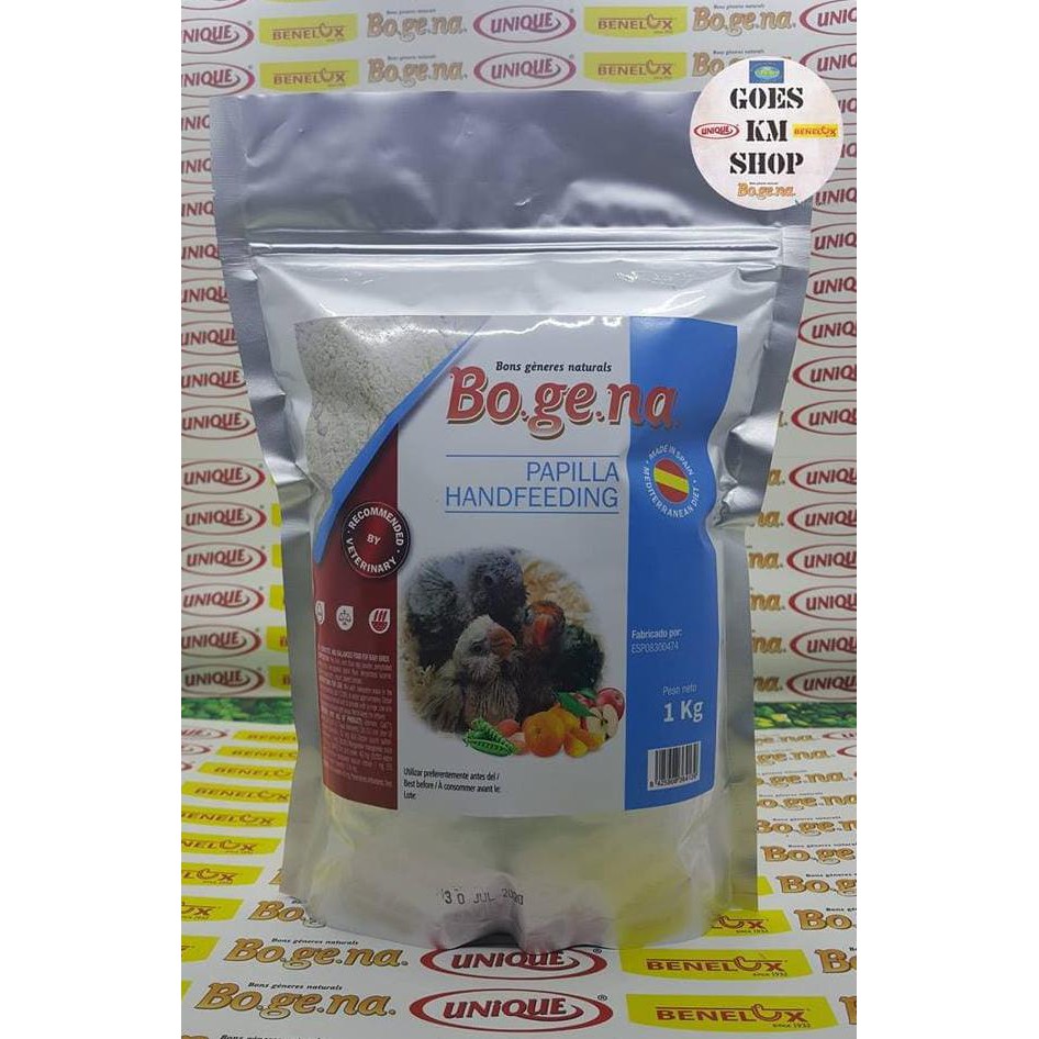 

BOGENA HANDFEEDING 1 KG - NEW LOOK BERKUALITAS