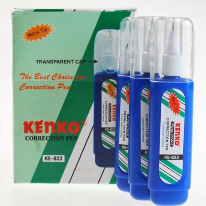 

Sale Correction Fluid Kenko Ke-823 M (Per Lusin) Tip Ex Cair Hemat