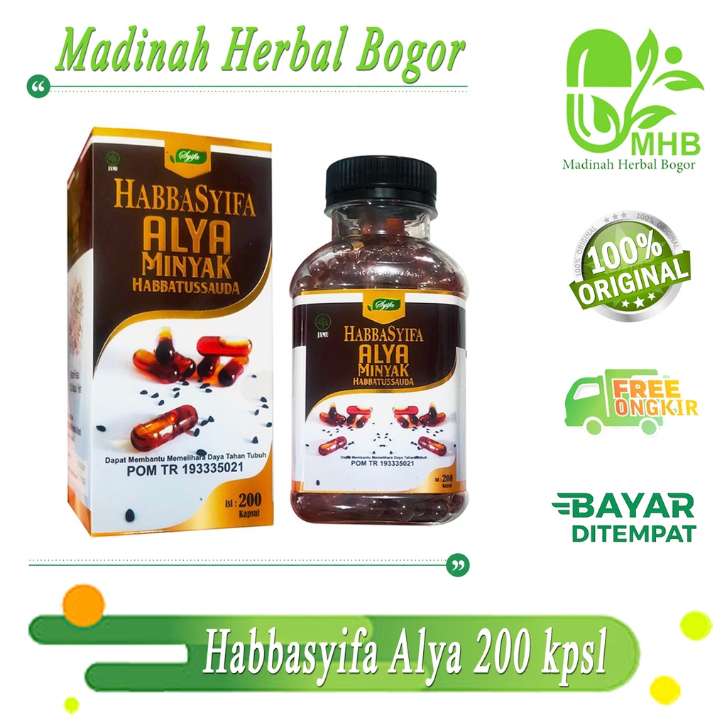 Habbasyifa Alya Minyak Habbatussauda Cv.Syifa Herbal Alami | Obat Herbal Segala Macam Penyakit