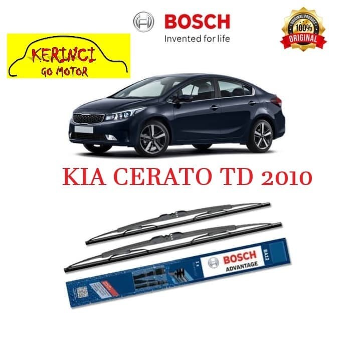 WIPER KIA CERATO TD 2010 BOSCH ADVANTAGE 24&quot; &amp; 19&quot; SEPASANG WIPER BOSCH