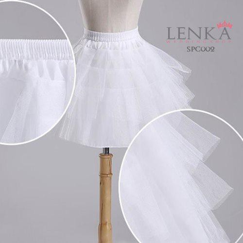 LENKA Rok Tutu Pengembang Gaun Petticoat Dalaman Dress Pengantin Bridal 3 Layer SPC002