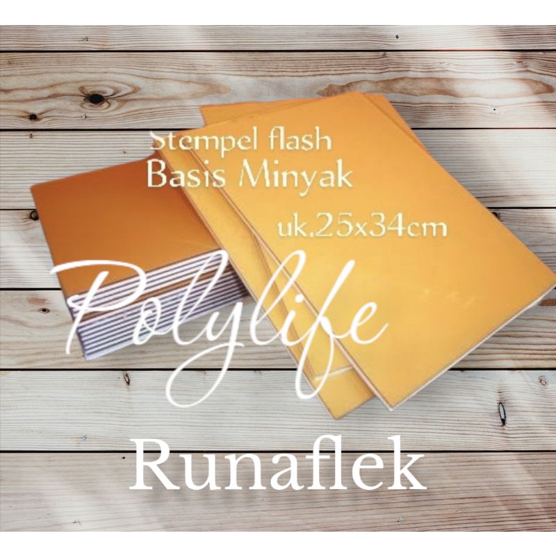 

Karet stempel runaflek basis minyak