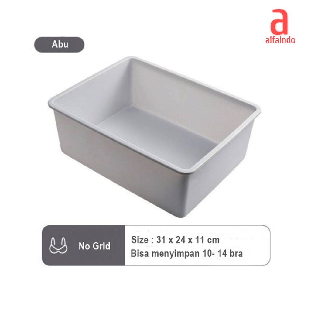 Kotak Penyimpanan Underwear Pakaian Serbaguna Plastik Tempat Kotak Organizer Storage Box - USB010