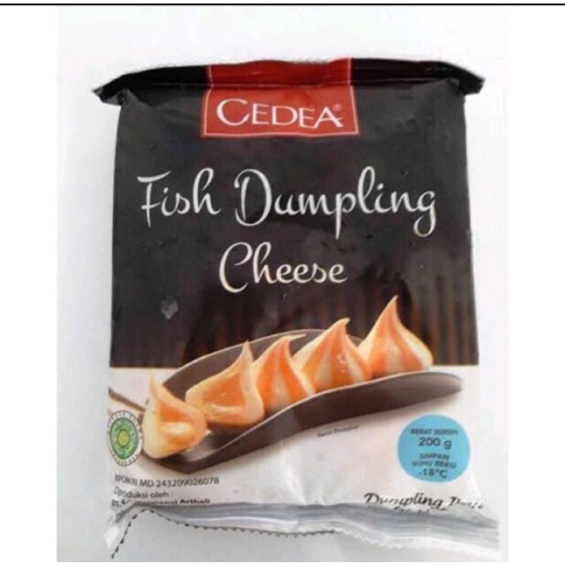 

frozen bogor cedea. fish dumpling cheese