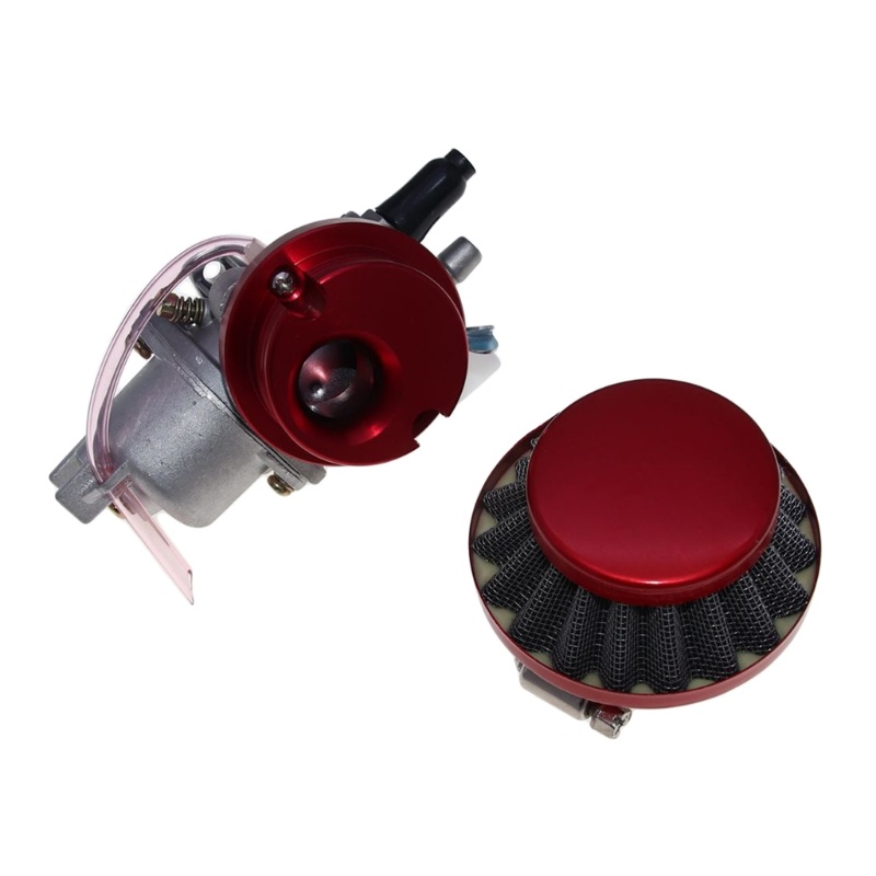 Karburator Motor Mini Dengan Filter Udara Pengganti Untuk 43cc-49cc 2 Stroke ATV Quad Dirt Bike Scooter