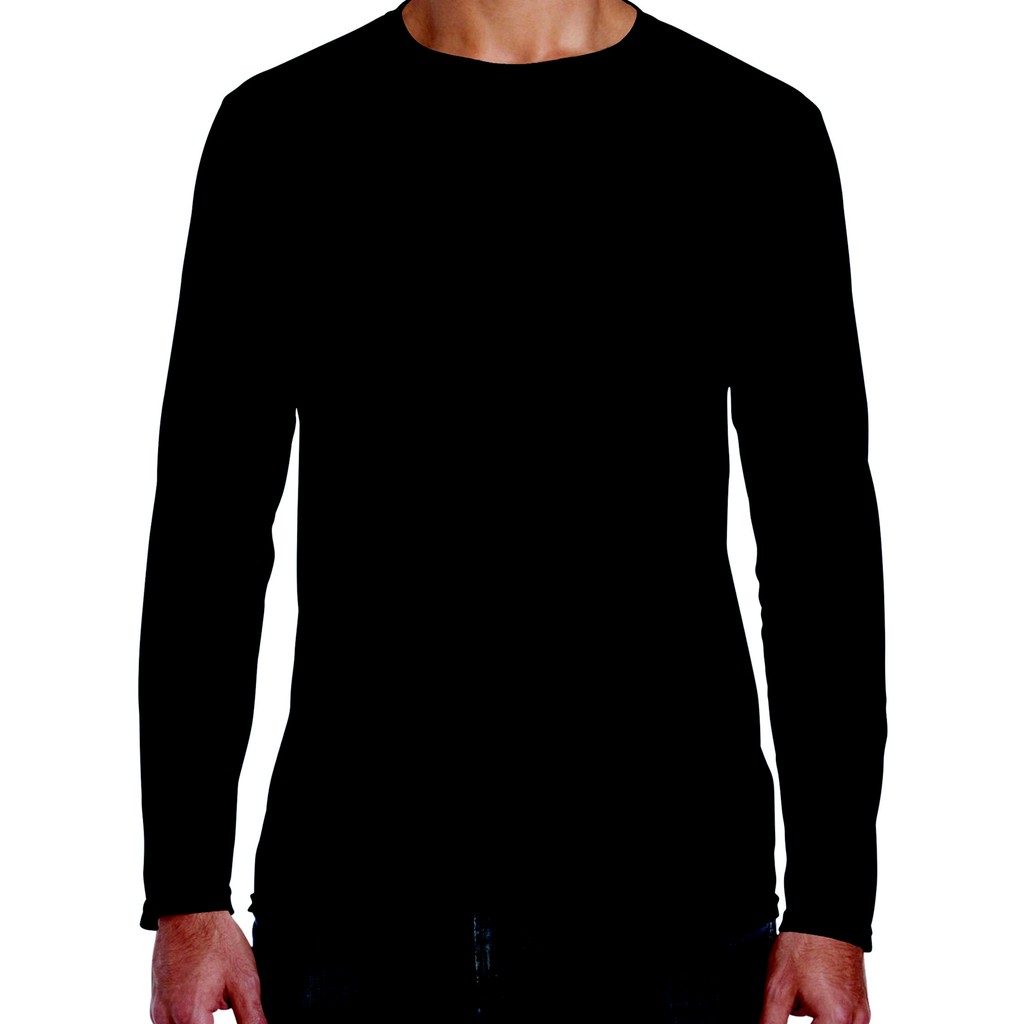 Kaos Lengan Panjang Cotton Combed 30s