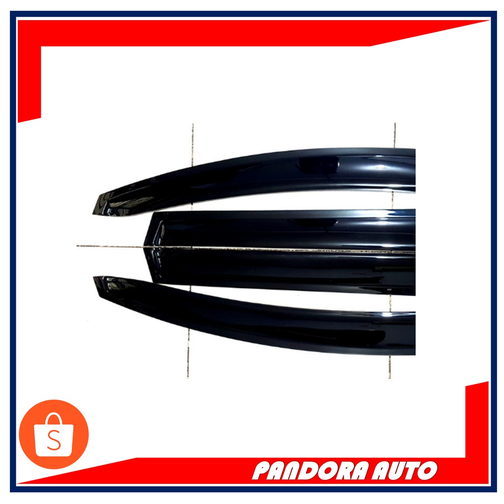 TALANG AIR MOBIL MITSUBISHI OUTLANDER MODEL SLIM AKRILIK HITAM