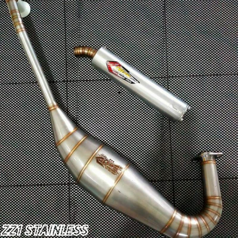 Knalpot Creampie Jogja Tipe Zz1 Stainless Ninja R/RR/SS