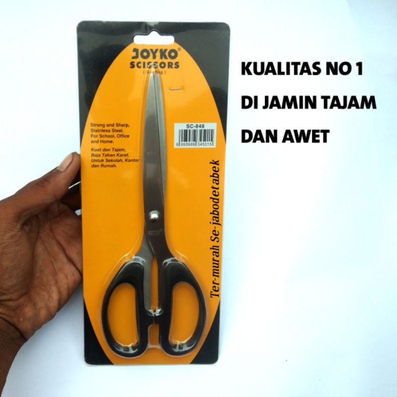 

gunting joyko ukuran besar kualitas original paling murah di jamin tajam dan awet