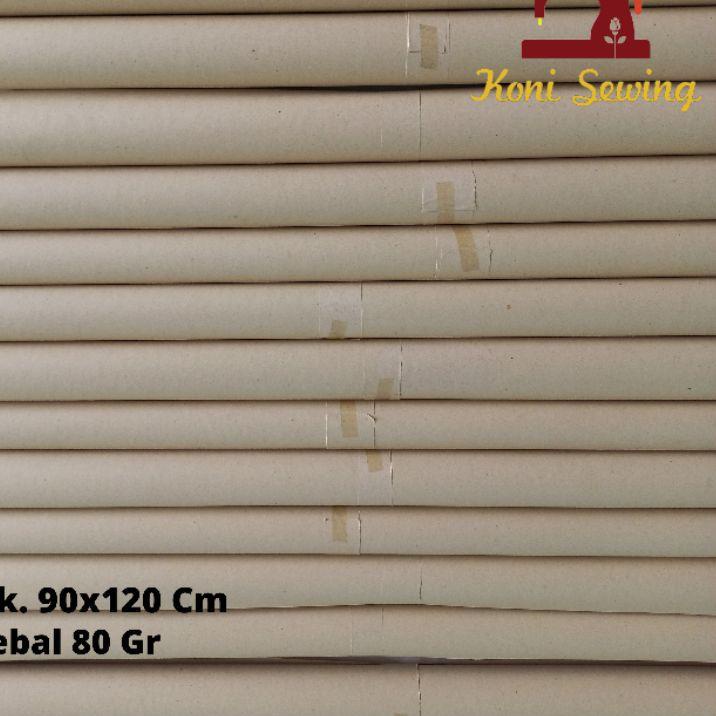 

➭ Kertas Samson Coklat 80 gr uk 90x120 Cm Kertas Pola Baju Kertas Kraft Serbaguna タ