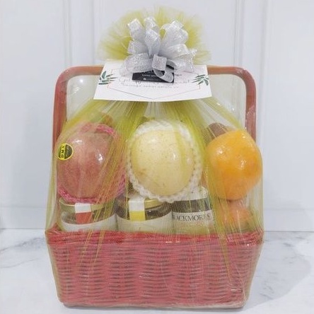 

Healthy Hampers Mixed Fruits / Parsel Buah, Madu HDI, Uray, Jahe, Kurma/ Anti COVID / Parcel Lebaran