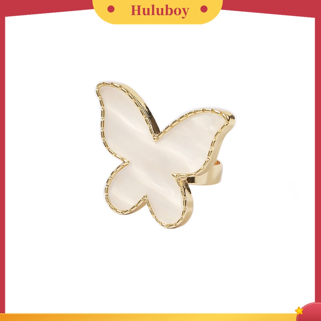 Huluboy Huluboy♡ Cincin Palet Cat Kuku Universal Mudah Dibersihkan Warna Emas