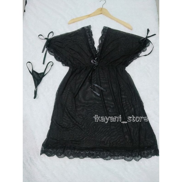 BAJU TIDUR JUMBO BIG SIZE SEXY BAJU HARAM SEXY BAJU DINAS DEPAN SUAMI BAJU DINAS MALAM SEXY LINGERIE COSPLAY SEXY PAKAIAN DALAM WANITA SEXY SLEEPWEAR JUMBO SEXY M L XL XXL XXXL LD 110 120 130-3